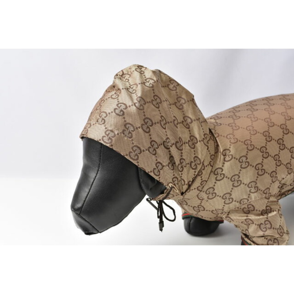 Gucci Pet Coat GG Nylon Brown - Picture 9 of 11